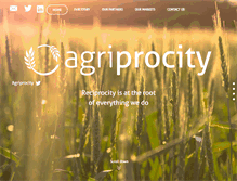 Tablet Screenshot of agriprocity.com